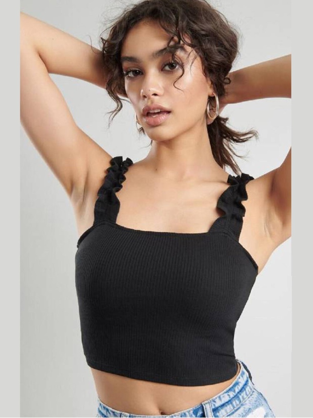 Sunday Best - Firecracker Ruffled Strap Tank